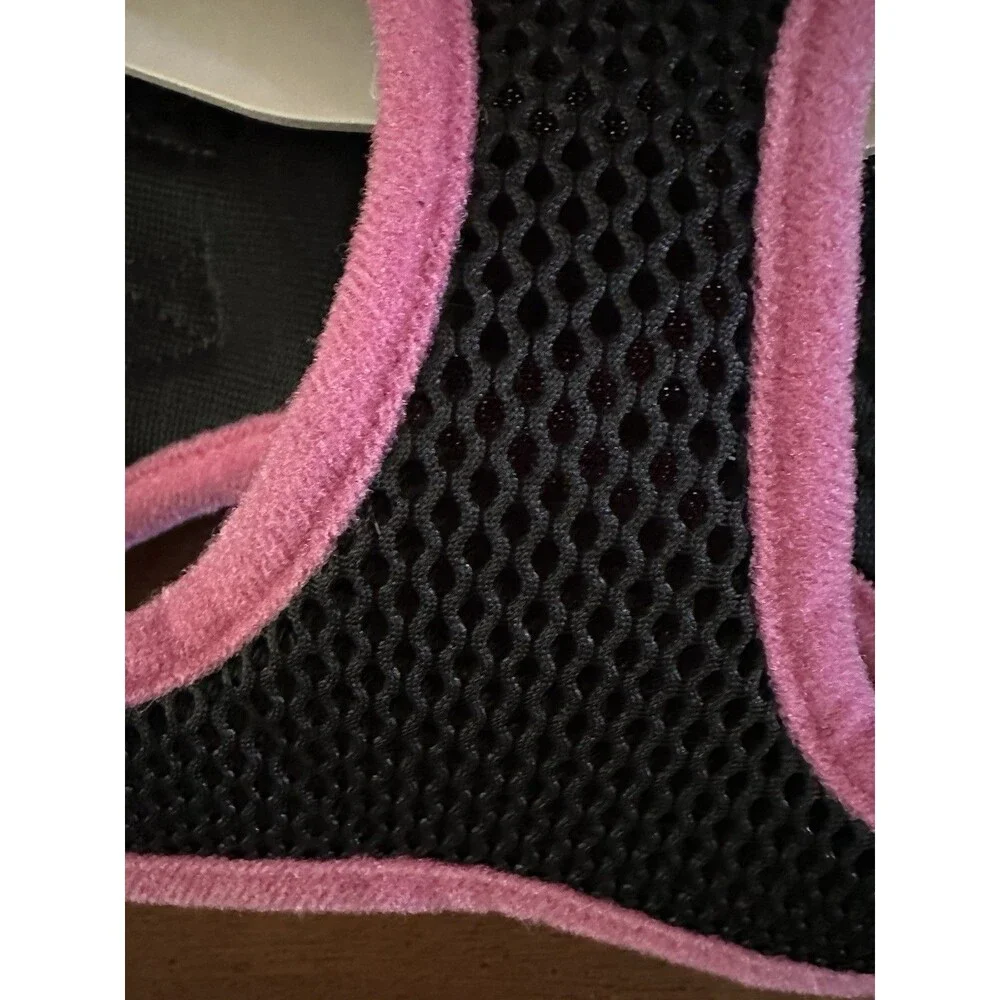 Voyager Step-in Air Dog Harness-All Weather Mesh Step in  Pink&Black -NWT